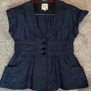 Vintage Nanette Lepore Dark Blue Jacket